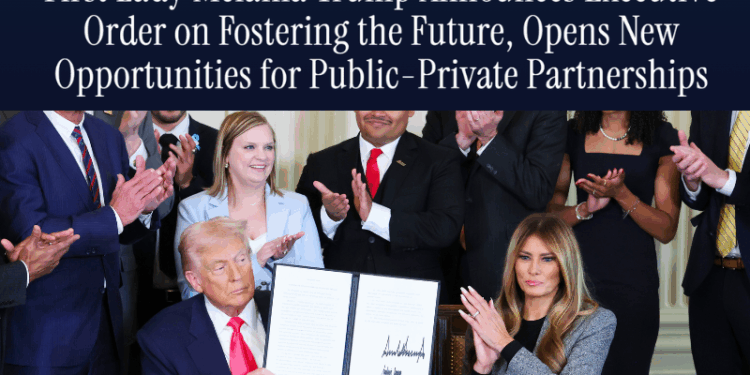 First Lady–crafted ‘Fostering the Future’ EO signed by Trump to boost U.S. foster care support – One America News Network