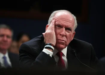 WASHINGTON, DC - MAY 23: Former Director of the U.S. Central Intelligence Agency (CIA) John Brennan testifies before the House Permanent Select Committee on Intelligence on Capitol Hill, May 23, 2017 in Washington, DC. Brennan is discussing the extent of Russia