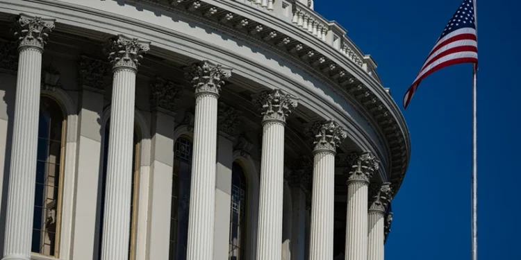 WASHINGTON, DC - SEPTEMBER 9: An exterior view of the U.S. Capitol on September 9, 2024 in Washington, DC. Members of the Senate and U.S. House of Representatives return to the Nation