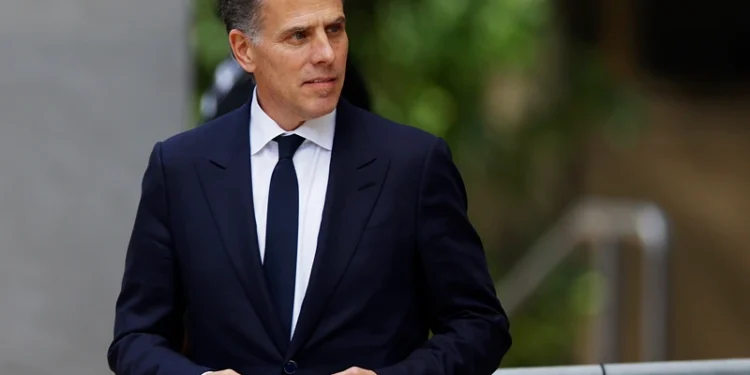 WILMINGTON, DELAWARE - JUNE 10: Hunter Biden, son of U.S. President Joe Biden, departs from the J. Caleb Boggs Federal Building on June 10, 2024 in Wilmington, Delaware. Jurors have begun deliberations for Hunter Biden