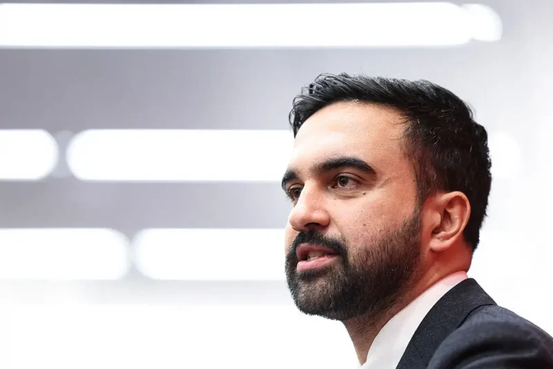 New York City Mayor-elect Zohran Mamdani speaks during the grand opening of the Urban League Empowerment Center by the National Urban League in Harlem in the Manhattan borough of New York City, on November 12, 2025. The National Urban League is opening its new headquarters to house the Civil Rights Museum and offer affordable housing, retail space, and community facilities in a 17-story building. (Photo by CHARLY TRIBALLEAU / AFP) (Photo by CHARLY TRIBALLEAU/AFP via Getty Images)