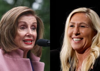 Rep. Marjorie Taylor Greene, a Republican from Georgia, changed her tune on Speaker Emerita Nancy Pelosi, a Democrat from California, after the latter announced her retirement on Nov. 6, 2025.