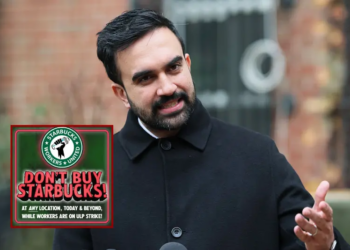 New York Mayor-Elect Zohran Mamdani gives brief remarks during a Veteran