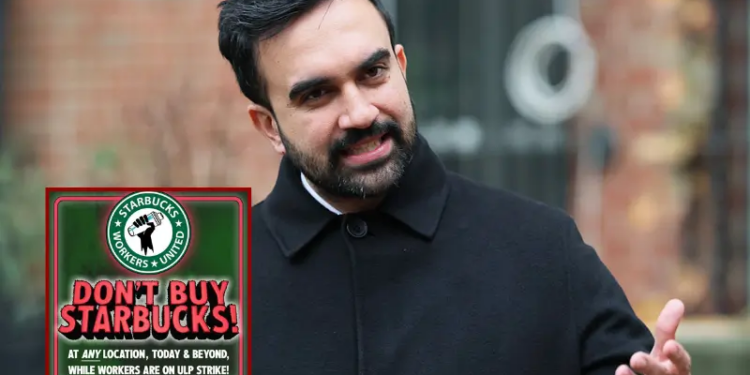 New York Mayor-Elect Zohran Mamdani gives brief remarks during a Veteran