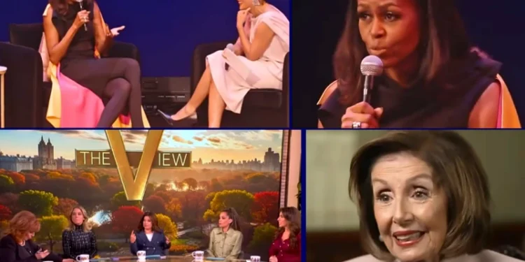 Pelosi and The View make statement disagreeing with Michelle Obama after she said the U.S. is ‘not ready’ for female president