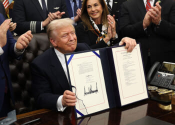 President Trump Signs Bill to Open Government