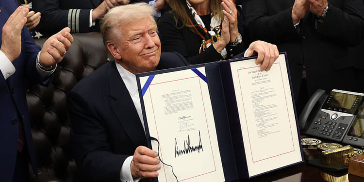 President Trump Signs Bill to Open Government