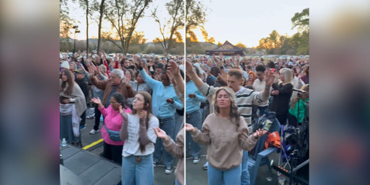 'Revival on Halloween Night': Hundreds Worship Jesus as Baptisms Unfold in Streets of Baton Rouge