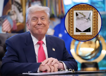 U.S. President Donald Trump speaks in the Oval Office on August 14, 2025 in Washington, DC. Trump is expected to issue a proclamation on the 90th anniversary of Social Security and highlight his administration