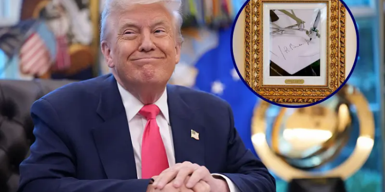 U.S. President Donald Trump speaks in the Oval Office on August 14, 2025 in Washington, DC. Trump is expected to issue a proclamation on the 90th anniversary of Social Security and highlight his administration