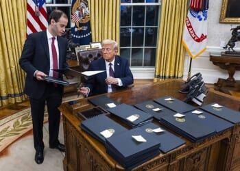 Trump signing pardons