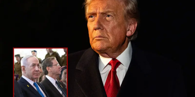 U.S. President Donald Trump speaks to members of the press as he departs the White House for Joint Base Andrews on October 24, 2025 in Washington, DC. Trump is traveling to Malaysia for the Association of Southeast Asian Nations summit (ASEAN), Japan, and to South Korea for the Asia-Pacific Economic Cooperation forum (APEC). (Photo by Kent Nishimura/Getty Images) / Israel