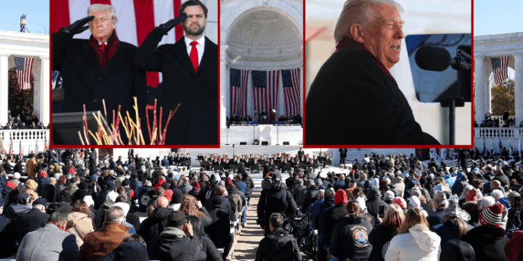 Trump celebrates Veterans Day, proclaims day will also now be known as ‘Victory Day for World War I’ in Arlington speech