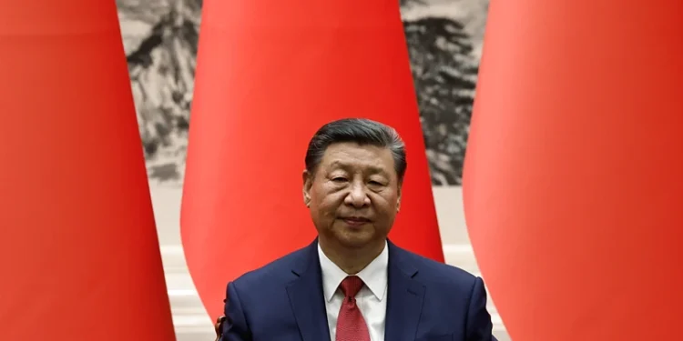BEIJING, CHINA - MAY 31: Chinese President Xi Jinping attends a signing ceremony with Bahrain