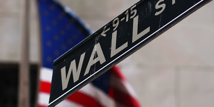 NEW YORK, NEW YORK - APRIL 11: The Wall Street street sign is seen outside of the New York Stock Exchange during morning trading on April 11, 2025 in New York City. Stocks continued to slide amid tariff fears after U.S. President Donald Trump temporarily reduced country-specific duties to a universal rate of 10% except for China. China retaliated by raising its levies on U.S. products to 125% from 84%. (Photo by Michael M. Santiago/Getty Images)