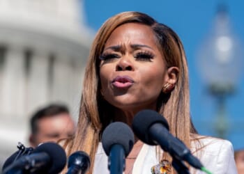 Rep. Shelia Cherfilus-McCormick speaks at the Capitol in Washington, DC on Sept. 20, 2024.