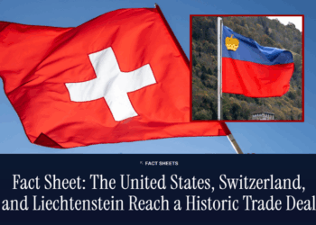U.S.-Switzerland-Liechtenstein framework agreement on reciprocal trade announced by WH – One America News Network