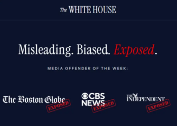 Screen capture of the White House