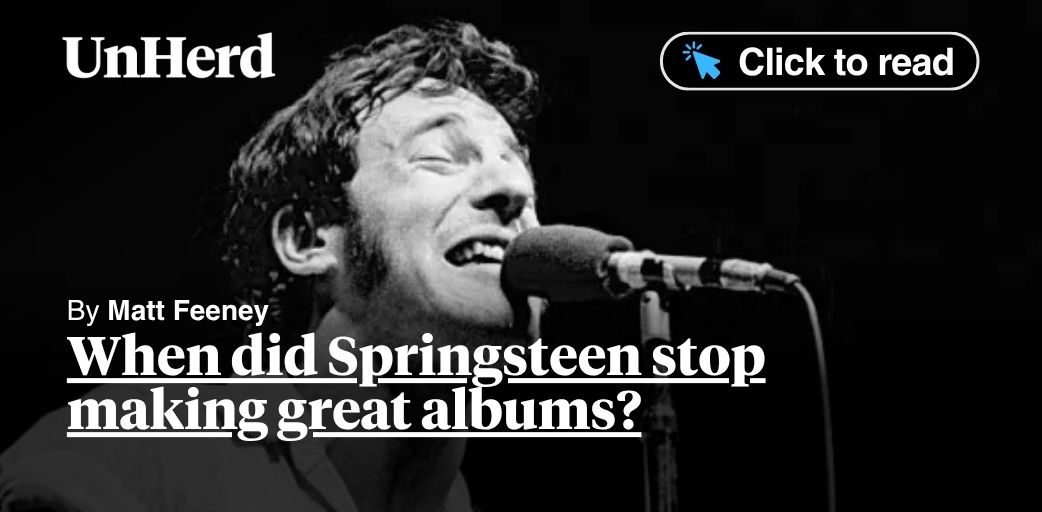When did Springsteen stop making great albums?