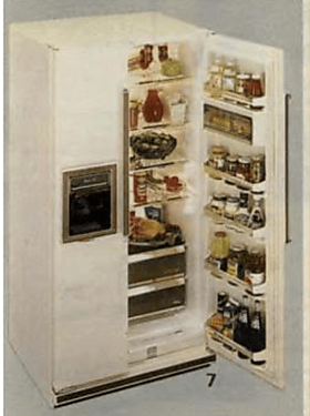 1984 Kenmore Refrigerator (maybe JD Vance’s), with a retail price of $1359.99 (image from 1984 Sears catalog, archived by https://christmas.musetechnical.com/)