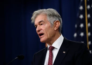 WASHINGTON, DC - JUNE 30: Administrator for the Centers for Medicare and Medicaid Services Mehmet Oz delivers remarks during a press conference announcing the largest healthcare fraud case in history, at the U.S. Department of Justice on June 30, 2025 in Washington, DC. Officials with the Department of Justice (DOJ) and the Department of Health and Human Services (HHS) announced the results of the 2025 National Health Care Fraud Takedown, which resulted in charging 324 defendants, including 96 doctors, nurse practitioners, pharmacists, and other licensed medical professionals, in connection with $6B in healthcare fraud across 51 federal districts and 12 State Attorneys General’s Offices. (Photo by Kevin Dietsch/Getty Images)