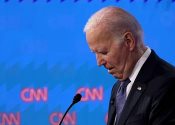 ATLANTA, GEORGIA - JUNE 27: U.S. President Joe Biden participates in the CNN Presidential Debate at the CNN Studios on June 27, 2024 in Atlanta, Georgia. President Biden and Republican presidential candidate, former U.S. President Donald Trump are facing off in the first presidential debate of the 2024 campaign. (Photo by Justin Sullivan/Getty Images)
