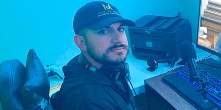 Andrew Mercado of Mercado Media, seen in a file photo from November 2021, had an odd and rather creepy reaction to investigative reports on allegedly fraudulent day care centers in Minnesota.