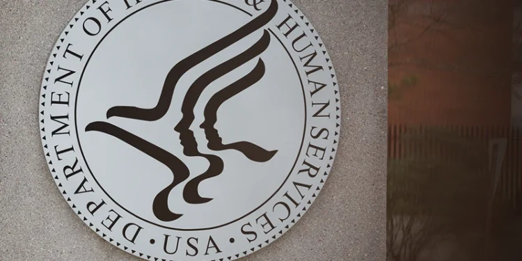 WOODLAWN, MARYLAND - MARCH 19: A sign in front of the Centers for Medicare & Medicaid Services building on March 19, 2025 in Woodlawn, Maryland. Elon Musk