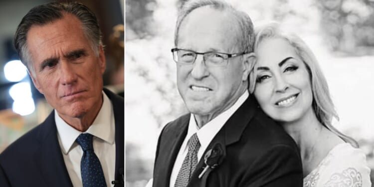 Former Senator and Republican presidential candidate Mitt Romney, left, lost his sister-in-law Carrie Romney, pictured at right with her husband George Romney, in the Oct. 10 incident.