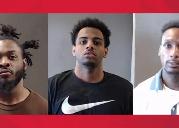 Mugshots of the three escaped inmates (From left) Stevenson Charles, Yusuf Minor and Naod Yohannes - via DeKalb County Sheriff