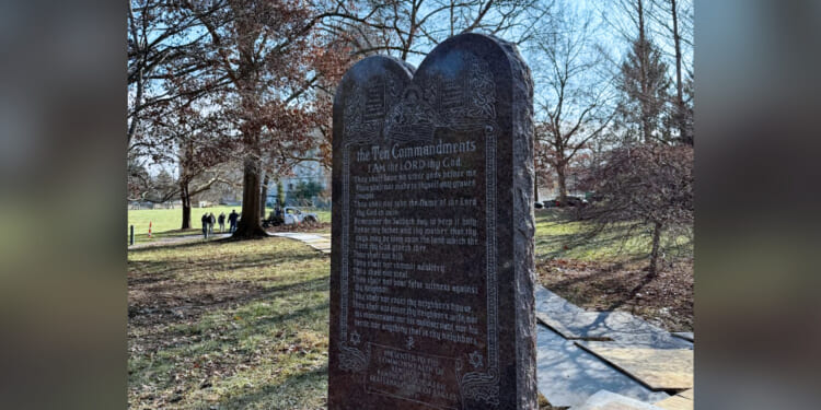 'Back to the Biblical Principles': 10 Commandments Monument Restored at State Capitol