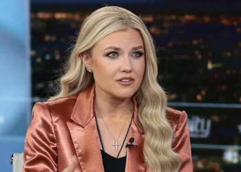 NEW YORK, NEW YORK - DECEMBER 08: Erika Kirk discusses the newly released book "Stop, In The Name of God: Why Honoring The Sabbath Will Transform Your Life" on "Hannity" at Fox News Channel Studios on December 08, 2025 in New York City. (Photo by Dimitrios Kambouris/Getty Images)