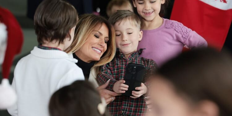 First Lady Melania attends Toys for Tots Charity Drive, sharing gifts and smiles with underprivileged children – One America News Network
