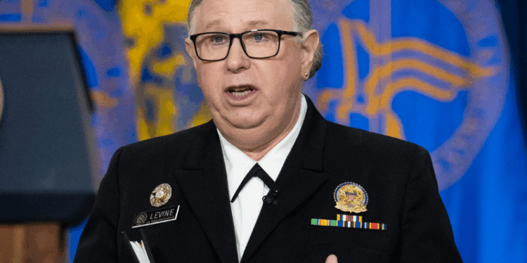 HHS changes nameplate on portrait of fmr HHS Asst. Secy. Rachel Levine to pre-transition name, Richard – One America News Network