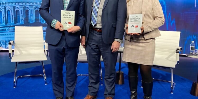 Marc Goldwein, Kurt Couchman, and Romina Boccia (from left to right)