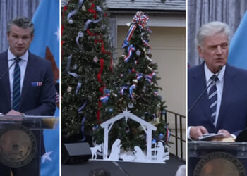 Hegseth and Franklin Graham Preach Gospel at Pentagon Christmas Service: 'Jesus Took Our Shame'