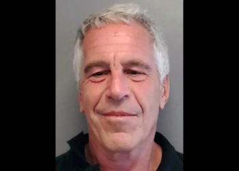 UNSPECIFIED, FL - JULY 25. 2013: In this handout provided by the Florida Department of Law Enforcement, Jeffrey Epstein poses for a sex offender mugshot after being charged with procuring a minor for prostitution on July 25, 2013 in Florida. (Photo by Florida Department of Law Enforcement via Getty Images)