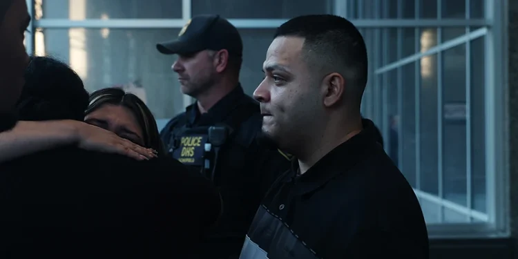 BALTIMORE, MARYLAND - AUGUST 25: Kilmar Abrego Garcia enters a U.S. Immigration and Customs Enforcement (ICE) field office on August 25, 2025 in Baltimore, Maryland. (Photo by Anna Moneymaker/Getty Images)