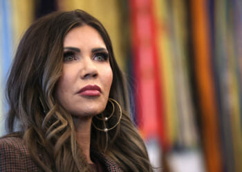 Kristi Noem Breathes Fire in Trump Meeting, Tells POTUS She Wants 'Full Travel Ban on Every Damn Country That's Been Flooding Our Nation With Killers, Leeches'