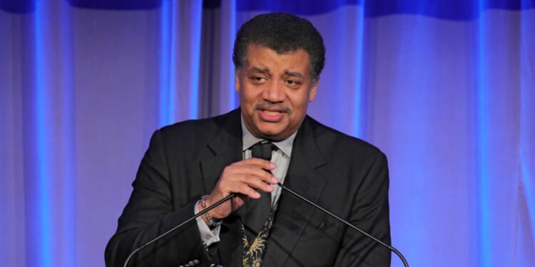 Neil deGrasse Tyson speaks onstage at the 2025 Literacy Partners Evening of Readings & Gala Dinner at Pier Sixty at Chelsea Piers on June 9, 2025, in New York City.