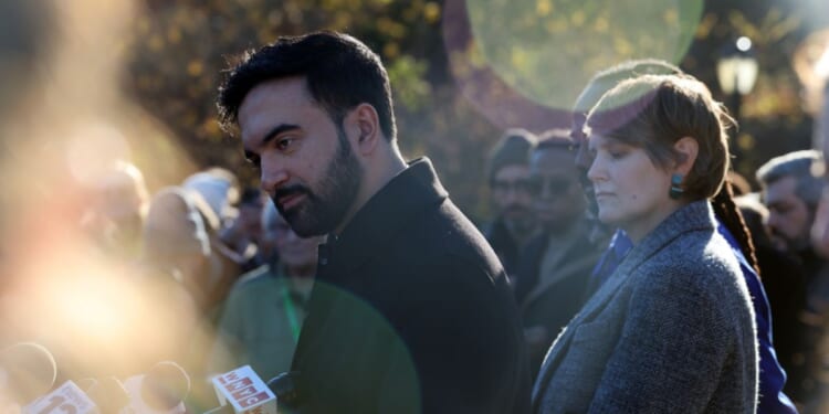 New York City Mayor-elect Zohran Mamdani speaks to reporters in New York City on Nov. 24, 2025.