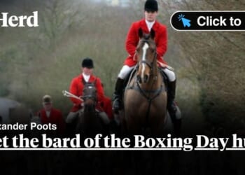 Meet the bard of the Boxing Day hunt