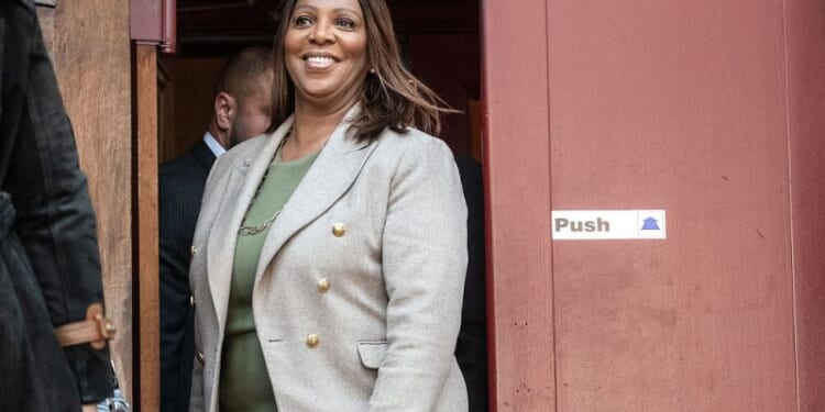 N.Y. AG Letitia James sued for allegedly threatening removal of school board members for discussing or opposing trans athletes