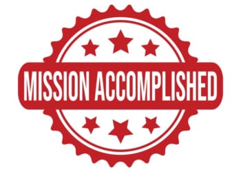 President Trump’s "Mission Accomplished" Moment