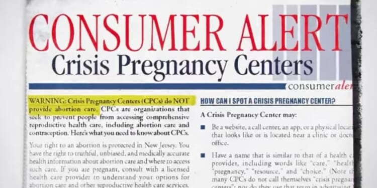 Pro-Life Pregnancy Centers Case: Even the ACLU Calls NJ Actions 'Censorship by Intimidation'