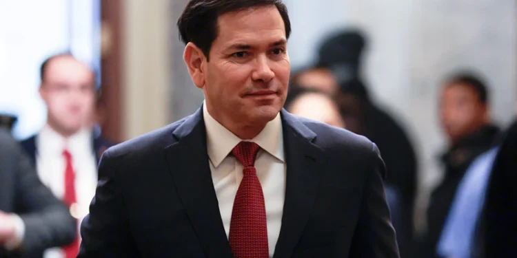 WASHINGTON, DC - DECEMBER 16: U.S. Secretary of State Marco Rubio arrives for a closed door meeting with lawmakers on Capitol Hill on December 16, 2025 in Washington, DC. Rubio and U.S. Secretary of War Pete Hegseth are headed back to Capitol Hill to speak with lawmakers as questions mount about strikes carried out by the U.S. military on suspected drug boats out of Venezuela ordered by the Trump Administration. (Photo by Heather Diehl/Getty Images)