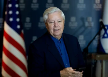 TEL AVIV, ISRAEL - AUGUST 28: U.S Senator Lindsey Graham attends a press conference on August 28, 2025 in Tel Aviv, Israel. U.S. Senator Lindsey Graham is speaking to the press following meetings with government officials in Lebanon and Israel. Earlier this week Graham spoke about a future possible defence agreement between America and Lebanon, with the provision that the Iran-backed militant group Hezbollah be disarmed. (Photo by Amir Levy/Getty Images)