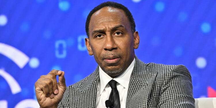 Stephen A. Smith speaks onstage at the 2025 HOPE Global Forum at Signia by Hilton Atlanta on Dec. 2, 2025, in Atlanta, Georgia.