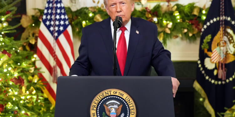 The Latest: Trump Addresses the American Public in a Live Speech From the White House