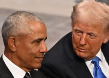 President Donald Trump's second-term approval ratings have consistently topped those of former President Barack Obama from 2013, during Obama's second term.